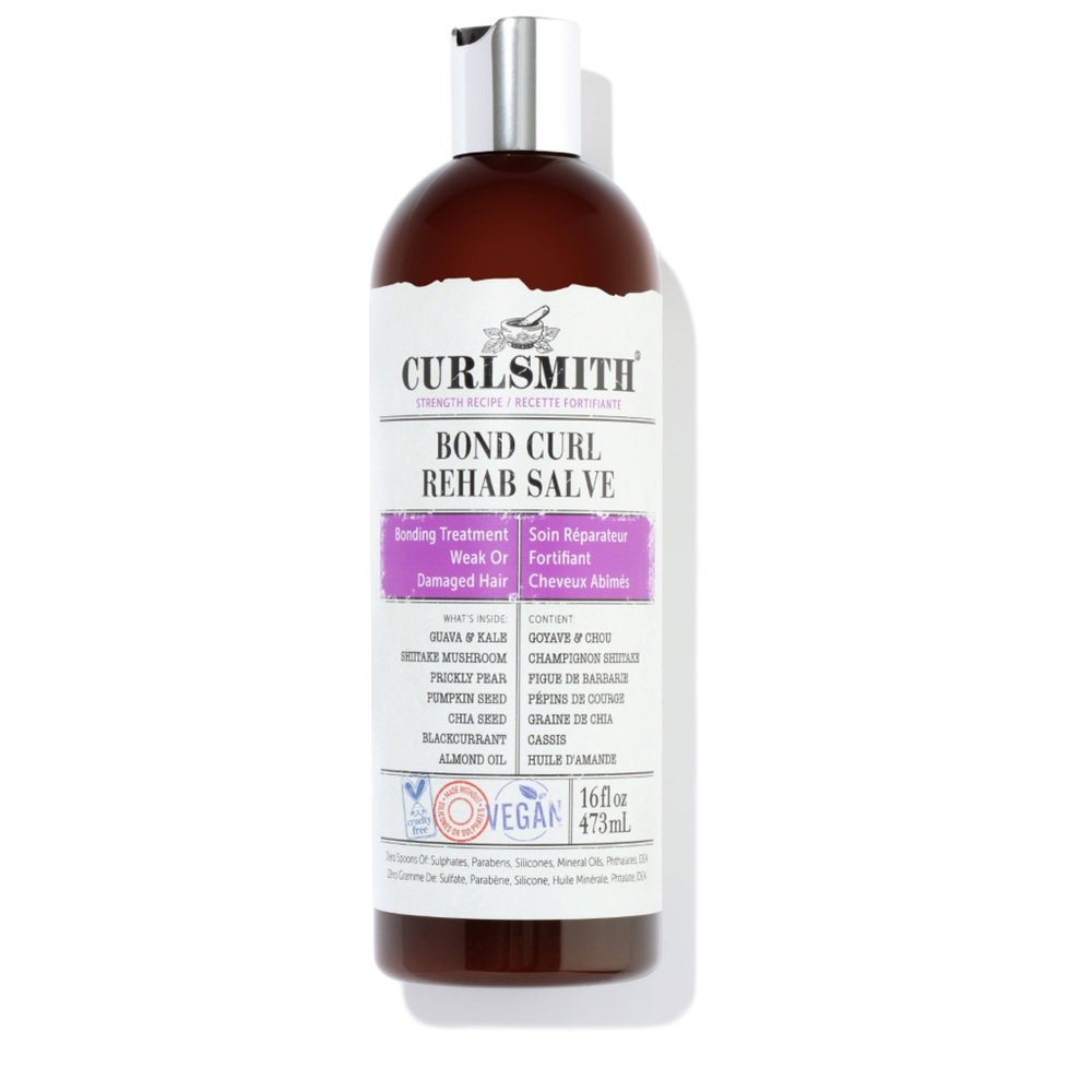 Curlsmith Bond Curl Rehab Salve hydrate, repair, protect for shiny healthy curls
